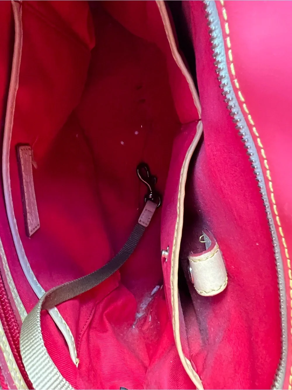 Dooney & Bourke glossy red